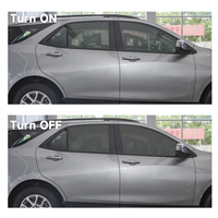 Película de Privacidad Inteligente PDLC Negra Atenuable con Cambio de Color, Protección UV 99%, Autoregenerable, para Ventanas de Autos de Lujo