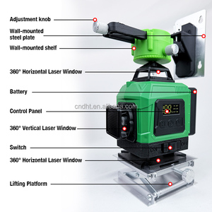 Niveau <span class=keywords><strong>laser</strong></span> automatique vertical et horizontal à 16 lignes avec haute précision, auto-nivellement automatique à 360°, niveau <span class=keywords><strong>laser</strong></span> 4D à 16 lignes - Product Image 4