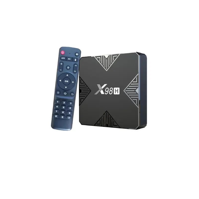 X98H decodificador H618 Android 12 BT dual WiFi TV Box 4K HD