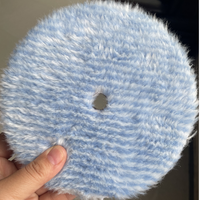 LEADMAX Tampon de polissage en microfibre de 5 pouces, laine personnalisable, OEM, polissage de voiture, action élevée, polisseuse orbitale aléatoire à double action