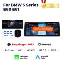 MEKEDE 680 IPS pantalla Android coche REPRODUCTOR DE DVD navegación GPS para BMW E60 E61 E63 E64 E90 E91 DVR MIC CIC WIFI 4G Dvr
