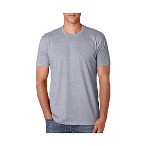 High Level Quality Apparel Unisex Crew Neck tee shirt 60% combed ringspun cotton/40% polyester jersey Dark Grey T-Shirt