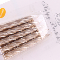 Homesun Großhandel 10 Stück Farbige Happy Birthday Kerzen mit Halter, Tortenkerzen für Geburtstag, Hochzeit, Party, Kuchendekoration