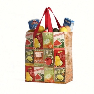 Roues Eco laminé fourre-tout sac à provisions, épicerie PP tissé sac fourre-tout pour l'emballage - Product Image 6