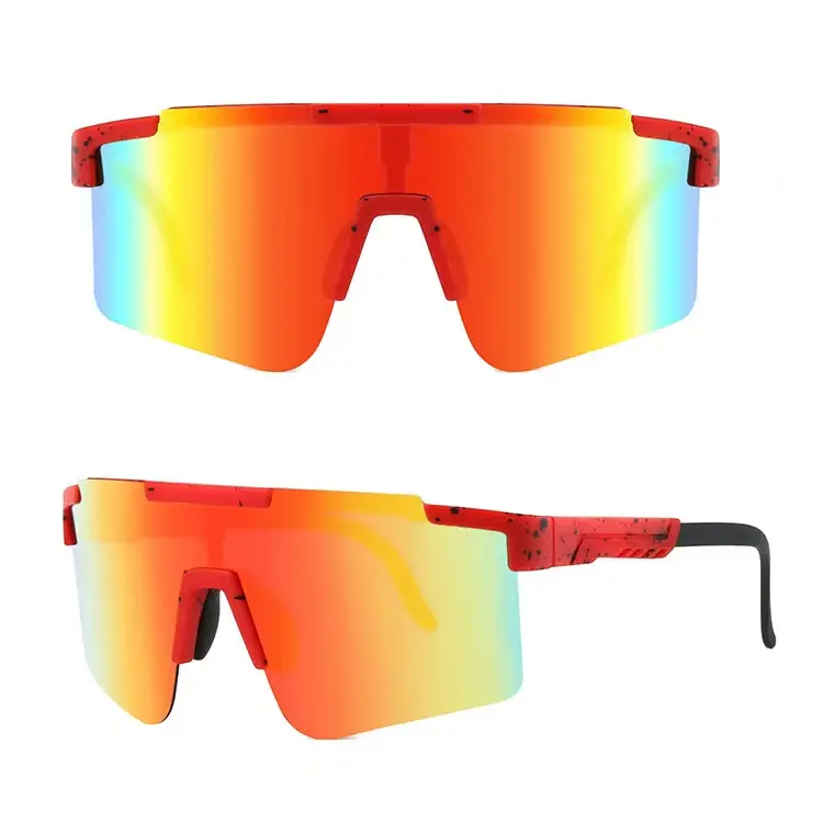 Biumart Sports Sunglasses Polarized Trend Shade Sun Glasses Windproof Eyewear Outdoor Cylcling gafas de sol gafas de ciclismo