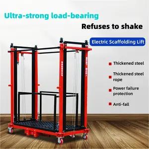 Multi-Functional Electric Scaffolding Lift Remote Control Mobile Platform Indoor/Outdoor Construction Decoration Elevated