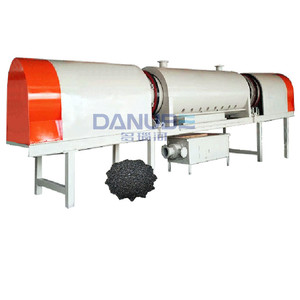 Máquina de Carbón Vegetal con Sistema de Enfriamiento y Entrada/Salida de Tornillo para Residuos Agrícolas y Cáscaras de Nuez - Product Image 1