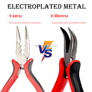 Bend Dica Alicate Puxando Gancho Agulha Micro Links Beads <span class=keywords><strong>Loop</strong></span> Anéis Dica Cabelo Extensões Ferramenta Alicate Conjunto para Tinsel Extensões De Cabelo - Product Image 4