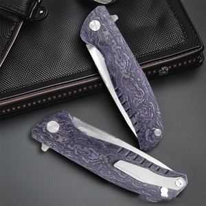 Couteau pliant à lame en acier inoxydable, manche G10, bouton de réglage du pouce, couteau de poche de qualité industrielle, EDC - Product Image 3