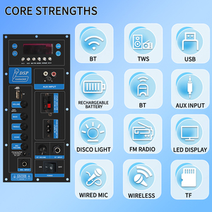 Bo mạch âm thanh Bluetooth T28 công suất cao dành cho amply gia đình, phụ kiện khiêu vũ ngoài trời & karaoke với hiệu ứng âm vang - Product Image 5