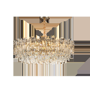 Luxury Modern Classic Crystal Round Chandelier <b>Led</b> <b>Light</b> For Villa Living Room Duplex Hotel Banquet Hall - Product Image 2