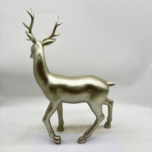 Stag Resin Deer Sculpture Household Hotel Art Decor Resin Custom Color Deer-shaped Ornament Wedding Housewarming Gift