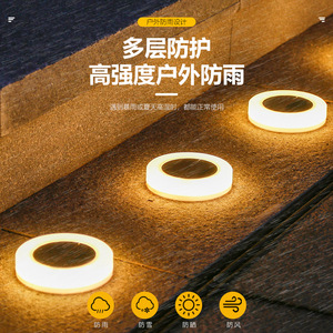 ไฟส่องพื้นดินพลังงานแสงอาทิตย์ Xinyao 16 LED แบตเตอรี่ลิเธียม กันน้ำ สำหรับสวน - Product Image 3