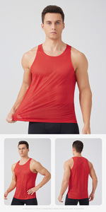 เสื้อกล้ามผู้ชายไซส์ใหญ่ แห้งเร็ว ระบายอากาศดี เหมาะสำหรับวิ่งออกกำลังกายกลางแจ้ง ฟิตเนส มาราธอน - Product Image 5