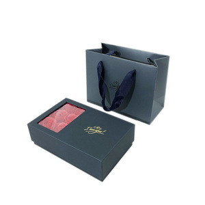 IStapromo Regalos Joyería Rosas Caja de Regalo Cuadrada Colgante Pulsera Anillo Cielo y Tierra Elegante Grabado en Relieve Caja de Flores Eternas Para Regalo - Product Image 6