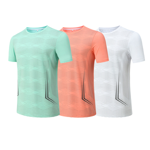 Camisetas Deportivas Unisex al por Mayor para Hombre, 100% Poliéster de Secado Rápido, con Logotipo Personalizado - Product Image 4