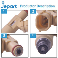 Inyector de Combustible de Gasolina Jepart en Oferta, OEM 23250-20040 para V-w Safari 75-80, Boquilla de Combustible OEM 23209-20040 en Venta