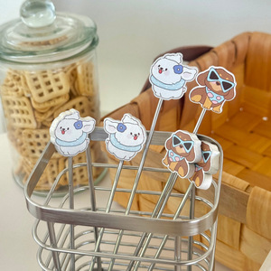 Cartoon Puppy Dessert <b>Spoon</b> And Fork Set 304 Stainless Steel Reusable <b>Coffee</b> Stirring <b>Spoon</b> Fruit Fork For Household Use - Product Image 4