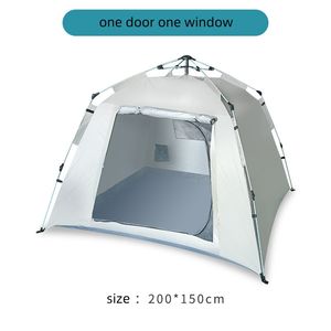 <span class=keywords><strong>Tente</strong></span> extérieure imperméable 4 saisons pour 5 personnes, simple et double couche, matériel Oxford pour le <span class=keywords><strong>camping</strong></span> et la randonnée. - Product Image 3