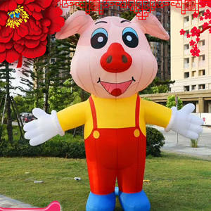 Decorazione Gonfiabile Personalizzata a Forma di Elefante Gigante, Gatto, Maiale per Pubblicità, Cartoni Animati, Supermercati, Festival ed Eventi - Product Image 4