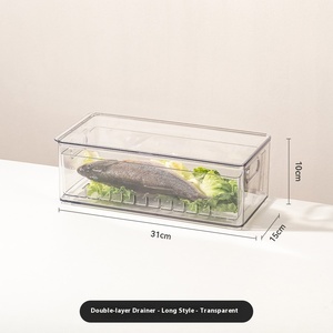 Contenedor de Almacenamiento de Plástico Proins al por Mayor, Caja Organizadora para Refrigerador de Cocina, Ahorra Espacio, para Frutas y Alimentos - Product Image 6