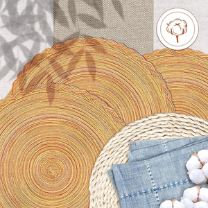 ผ้าปูโต๊ะผ้าฝ้ายปักลายสก๊อตสีม่วงใช้ซ้ำได้ผ้าคลุมอาหารสำหรับงานแต่งงานดีไซน์เกล็ดหิมะทำจากกระดาษโพลีเอสเตอร์ - Product Image 3