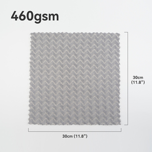 Chiffon de <span class=keywords><strong>nettoyage</strong></span> multifonction en microfibre 460 GSM, sans rayures, double couche, tricoté chaîne, pour la maison, la cuisine et le <span class=keywords><strong>nettoyage</strong></span> des fenêtres - Product Image 2