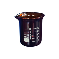 Bécher 5-5000ml 250 ml personnalisable de bonne qualité avec poignée Bécher en verre 100ml 10ml Béchers en verre avec prix d'usine