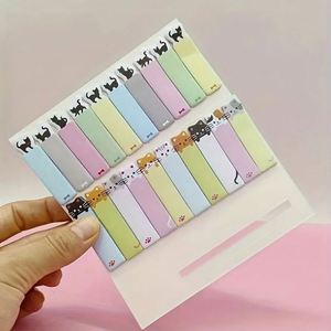 กระดาษโน้ตสีสันสดใสน่ารักลายสัตว์ ปรับแต่งได้ทันสมัยอเนกประสงค์  กระดาษโน้ตแบบมีกาวในตัว  ดีไซน์เฉพาะตัว  สำหรับสำนักงาน โรงเรียน บันทึกประจำวัน - Product Image 5