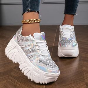 Zapatos Gruesos Originales para <span class=keywords><strong>Mujer</strong></span>, Plataforma Moderna 2024, Zapatillas Deportivas para Dama, Diseño de Lujo, Sexy, Casual, <span class=keywords><strong>Mujer</strong></span> - Product Image 5