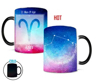 Gambar Memperlihatkan Cairan Panas Ditambahkan Ulang Tahun Tanda Zodiak Cangkir Scorpio Morphing Mug Panas Sensitif 12 Konstelasi Mug