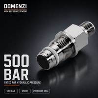 Capteur de proximité inductif DOMENZI BHS004A pour structure murale portante à 500 bars sur une ligne de port de machine