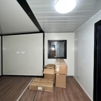 Casas Contenedor de Acero Plegables y Expandibles de 20 pies, Modelo 2024, Modernas, Impermeables, Prefabricadas, Tipo Granny Flat, en Venta