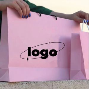 Bolsa de Regalo de Papel con Diseño de Mármol y Cinta de Lujo, Personalizada con Logotipo, Material Kraft con Asa para Empaque de Zapatos, Venta al Por Mayor - Product Image 2