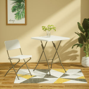 Fabbrica della cina di vendita calda Patio bistrot tavolo quadrato all'aperto Picnic bar terrazza giardino sala da pranzo mobili da esterno - Product Image 6