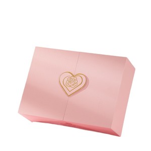 Pink Double Opening Luxury <b>Paper</b> Box <b>Embossed</b> Printing Wholesale Packaging for Valentines Day and Birthday Gifts - Product Image 3