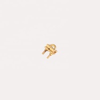 Pince de câble de terre à boulon en U recommandée pour système de mise à la terre Matériau en laiton/cuivre utilisé avec pince de tige de mise à la terre