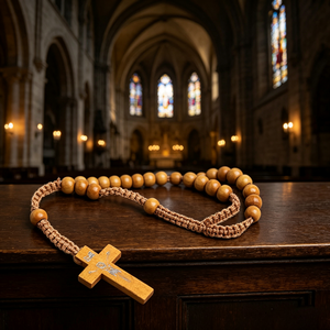 Rosarios de la Legión María para mujer, caja de rosarios al por mayor, collar de oración verde, mini rosario que brilla en la oscuridad, cuentas de rosario religiosas al por mayor, católicas - Product Image 4