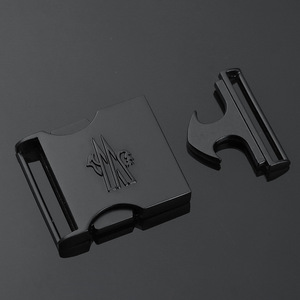 Hebilla de Liberación Lateral de Aleación Negra de 30 mm, Accesorio Duradero para Bolsas, Mochilas y Ropa - Product Image 1