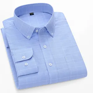 OEM/ODM Camisas De Vestir Para Hombres Dress Shirt For Man 2024 Fashion Design Long Sleeve Men Shirt Good Quality Men Shirt