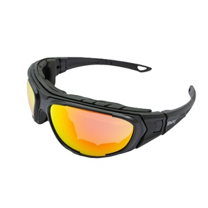 Lunettes de sport Shenmoren SMR-HB-015 personnalisables C9 tactiques polarisées légères avec monture PC et verres en plastique résistants aux projectiles à bordure complète - Product Image 1