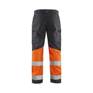 BLAKLADER - 155118119653D84 Pantalones de alta visibilidad elásticos Gris medio/naranja-EAN 7330509863152 ROPA DE TRABAJO DE 2017 - Product Image 2