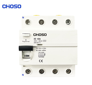 CHOSO COID PA66 RCBO 32A 63A 240V 415V 1P + N 3P + N 2P 4P 4.5kA Capacité de rupture - Product Image 1