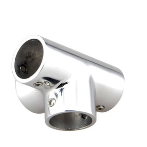 Conector de 3 vías de acero inoxidable para tuberías, accesorios marinos para embarcaciones - Product Image 3
