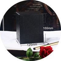 Boîte cadeau de luxe rectangulaire personnalisée en carton rigide blanc pour bougies, finition mate avec revêtement UV