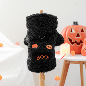 Ropa para Mascotas PETCIRCLE, Sudadera con Cabeza de Calabaza de Dibujos Animados para Perros Pequeños y Cachorros, Otoño/Invierno - Product Image 5
