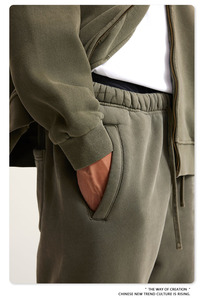 Set Personalizzato di Felpa con Cappuccio e <span class=keywords><strong>Pantaloni</strong></span> da Jogging per Donna, Alta Qualità, Felpa con Zip, Set <span class=keywords><strong>Rosa</strong></span> da 400gsm, Joggers Casual da Donna - Product Image 3