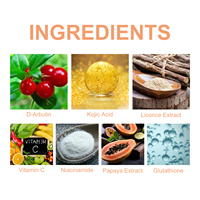 Crème Corporelle Éclaircissante Rapide Personnalisée à la Vitamine C et à l'Arbutine, Lotion Hydratante pour le Corps, Crème Éclaircissante à la Nicotinamide et à la Papaye