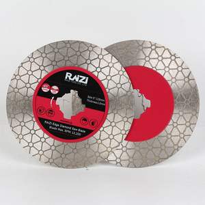 Raizi-disco de corte de hoja de diamante, disco de corte de <span class=keywords><strong>inglete</strong></span> de 5 pulgadas y 125mm para azulejos de porcelana, cerámica, cuarzo y mármol - Product Image 1