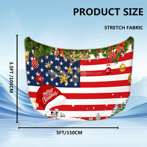 Housse de capot de voiture personnalisée en polyester tricoté avec impression numérique drapeau – Housse de capot de véhicule de haute qualité en gros - Product Image 5